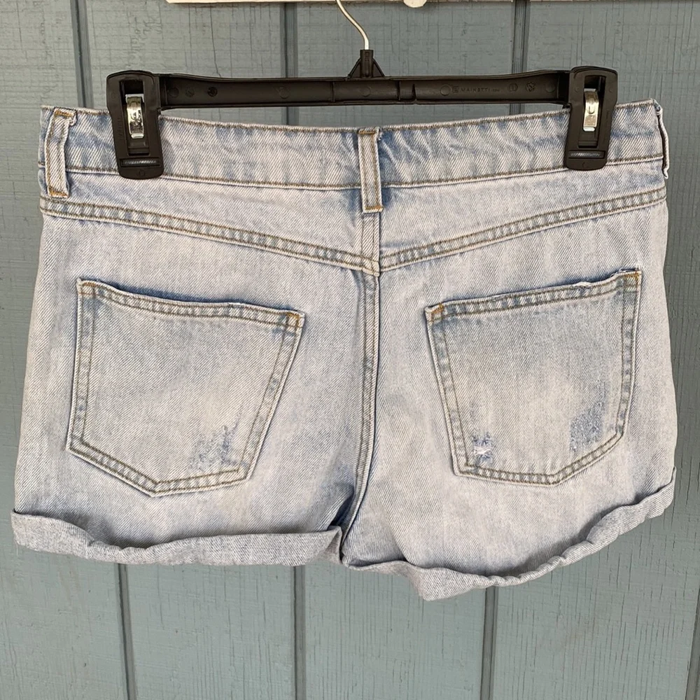 Forever 21 Distressed Jean Shorts - Picture 9 of 9